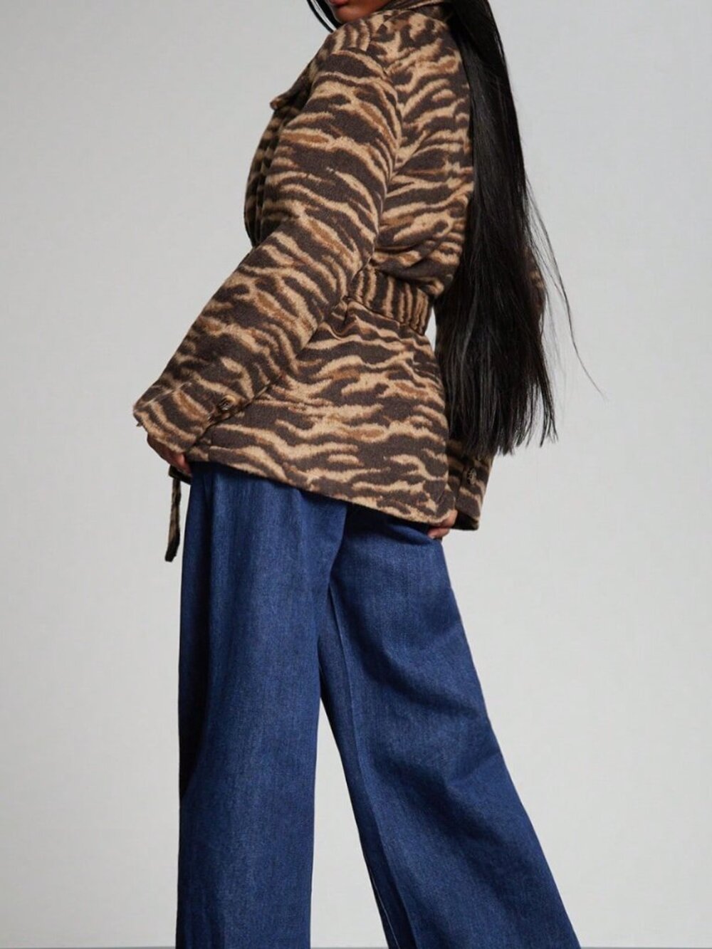 Multicolor Casual Women's Teddy Jacket - Picture 2 of 7